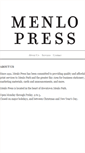 Mobile Screenshot of menlopress.com